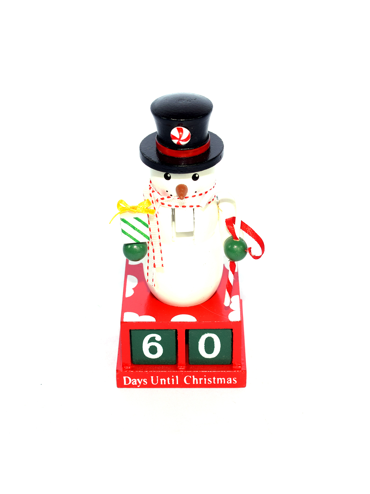 CALENDARIO DE ADVIENTO MUÑECO DE NIEVE