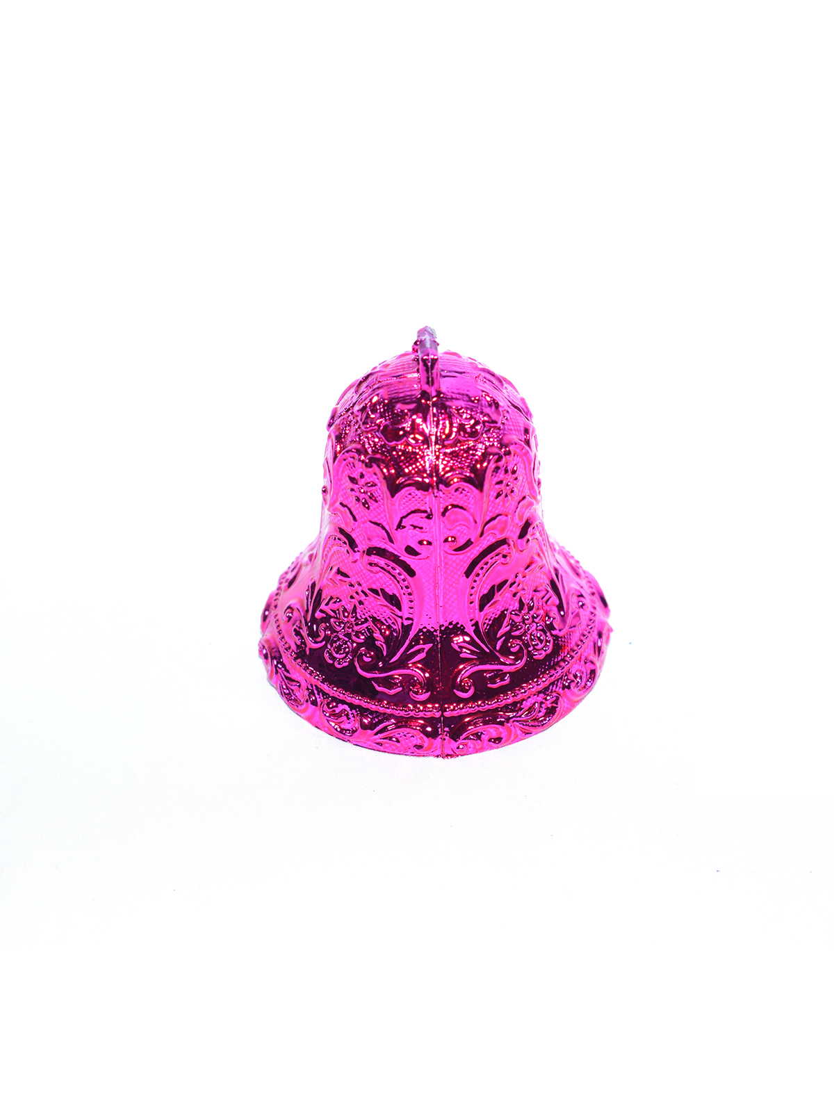 NAVIDAD ADORNO CAMPANITA COLOR FUCSIA