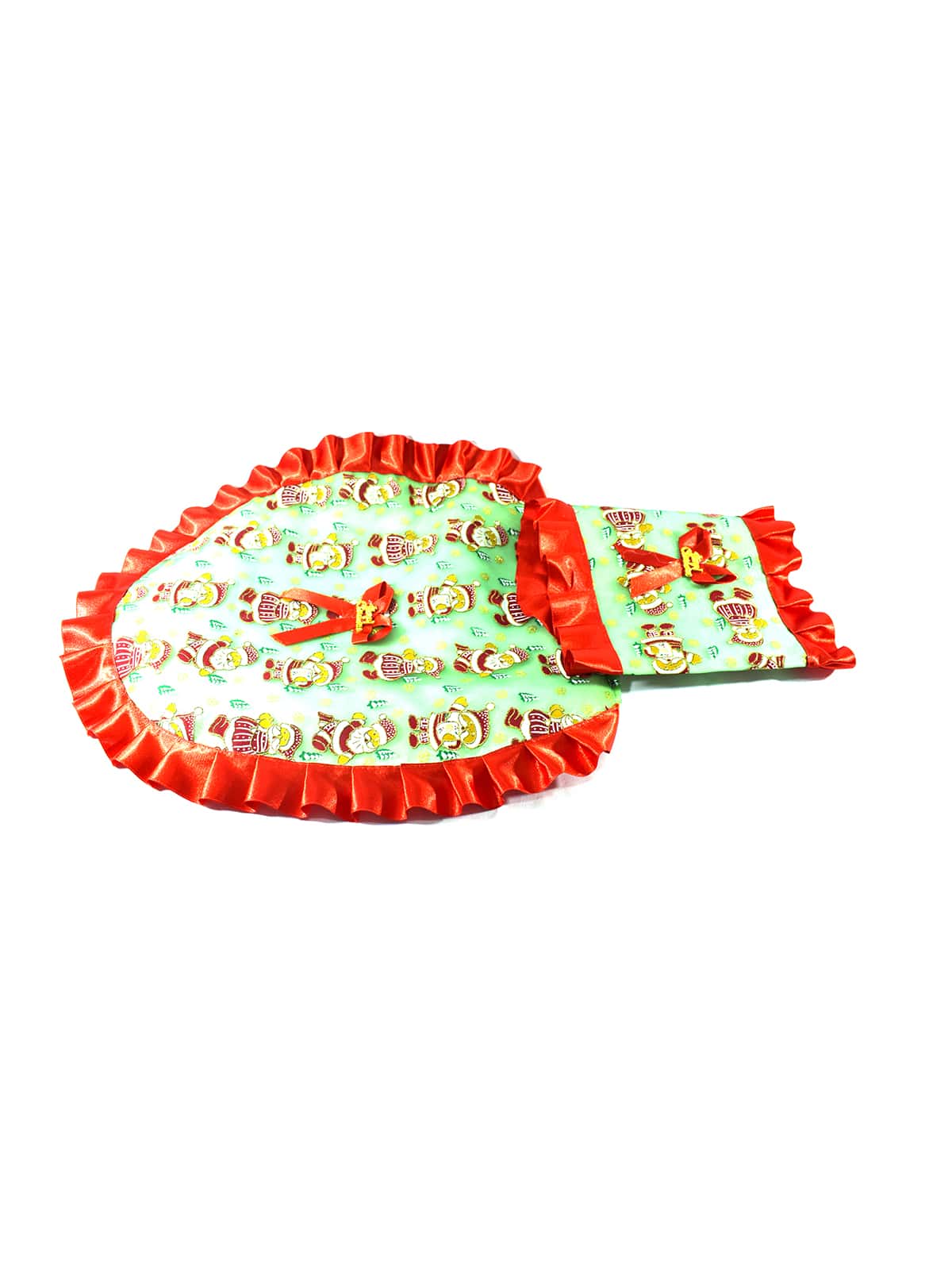 JUEGO DE FORROS PARA BAÑO NAVIDAD/PAPANOEL