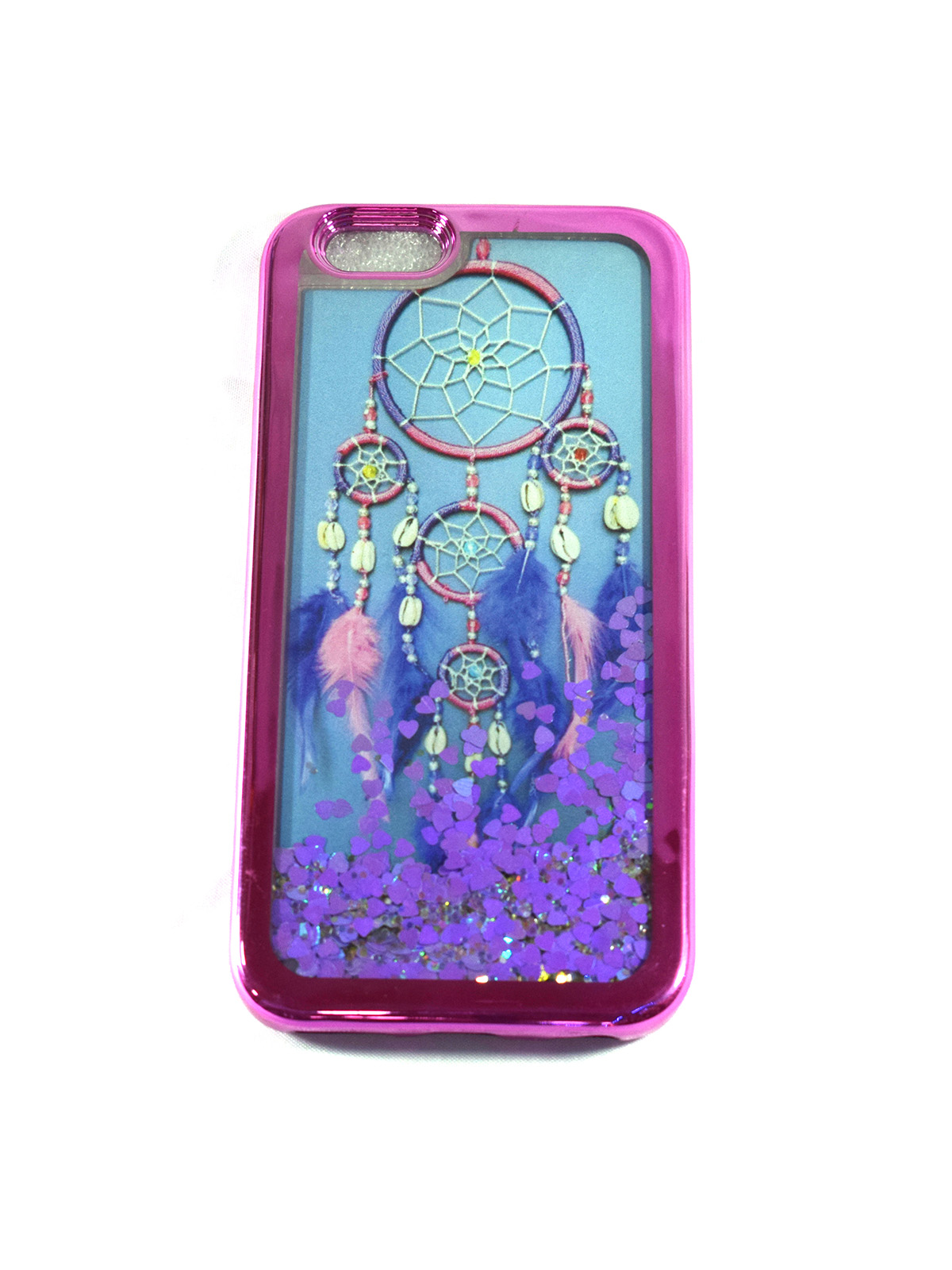 CARCASA PARA iPHONE 7 CON BRILLO/LIQUIDO IPH 7