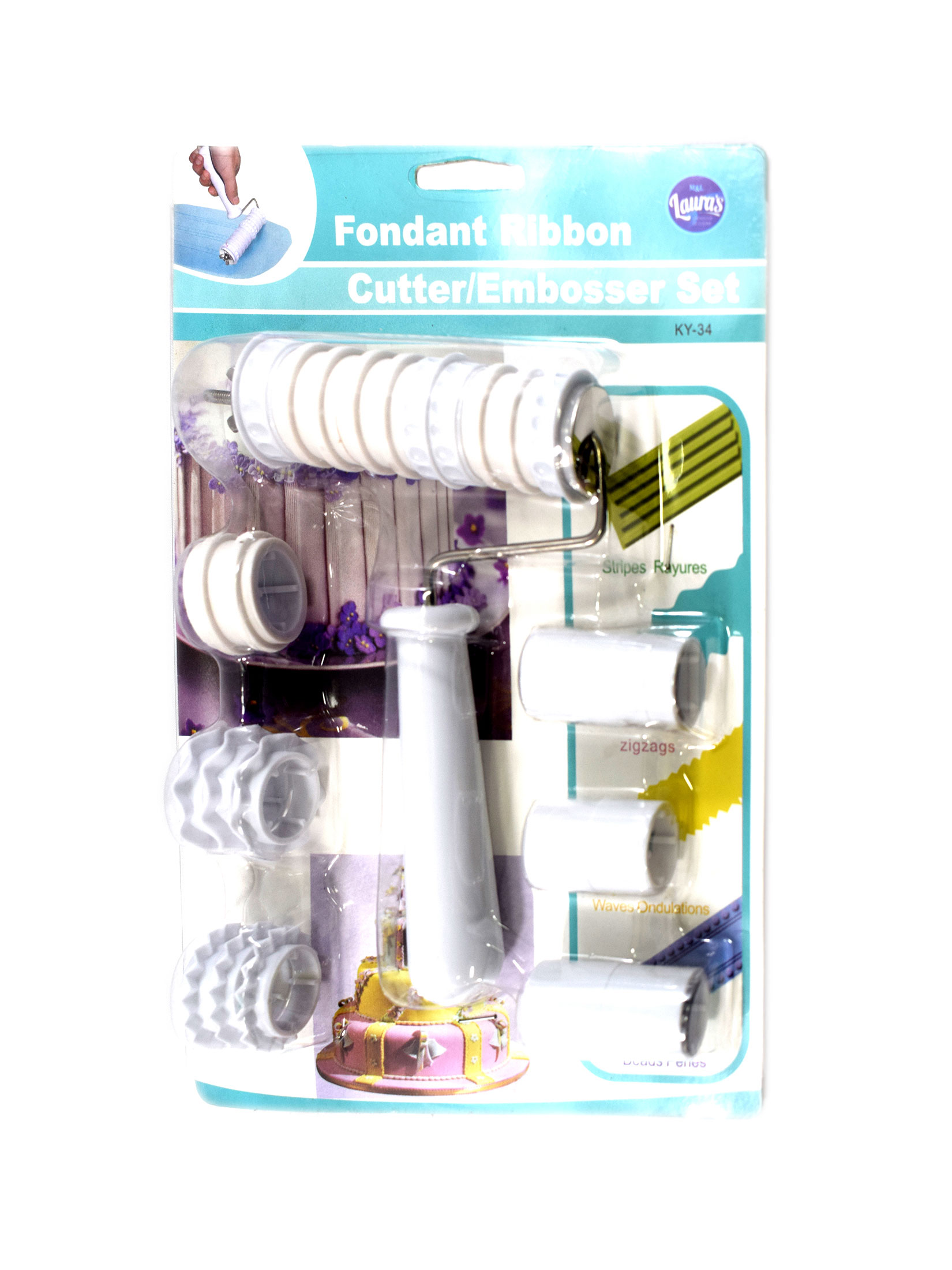 RODILLO CORTADOR TEXTURIZADO/FONDANT