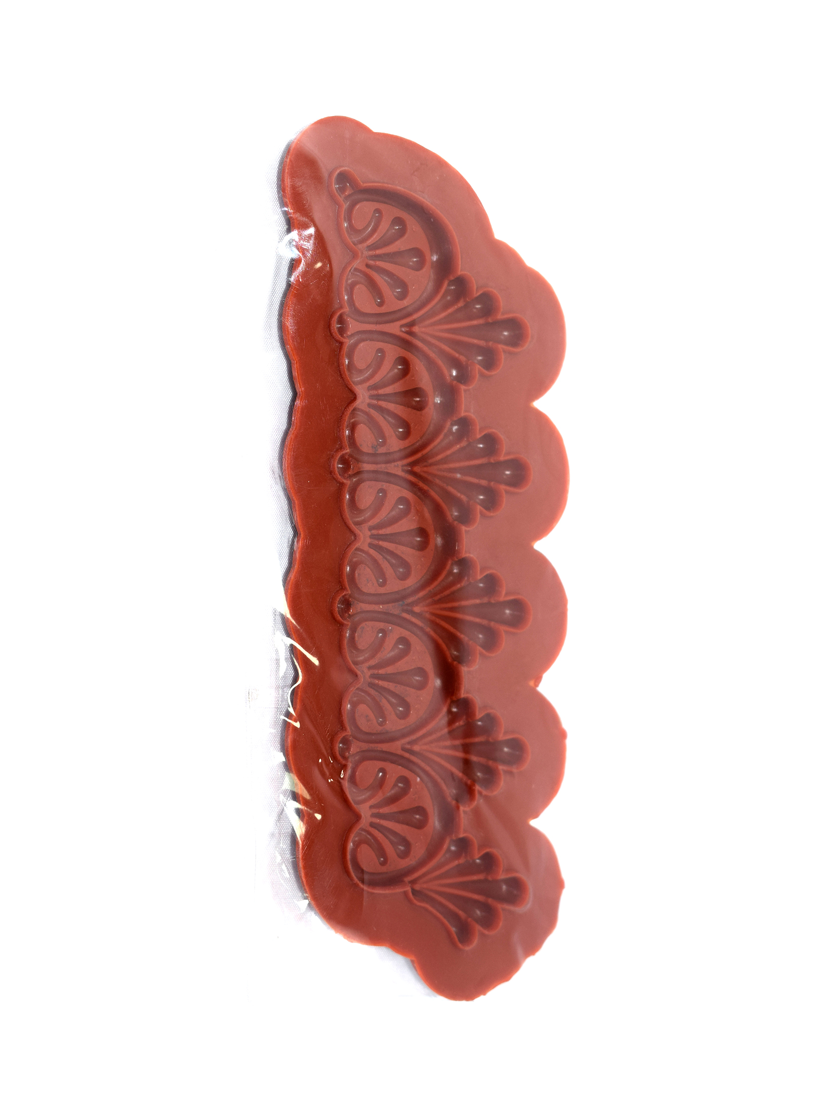 MOLDE DE SILICONA FORMA DE LA FRONTERA DRAPE LACY SCALLOPED