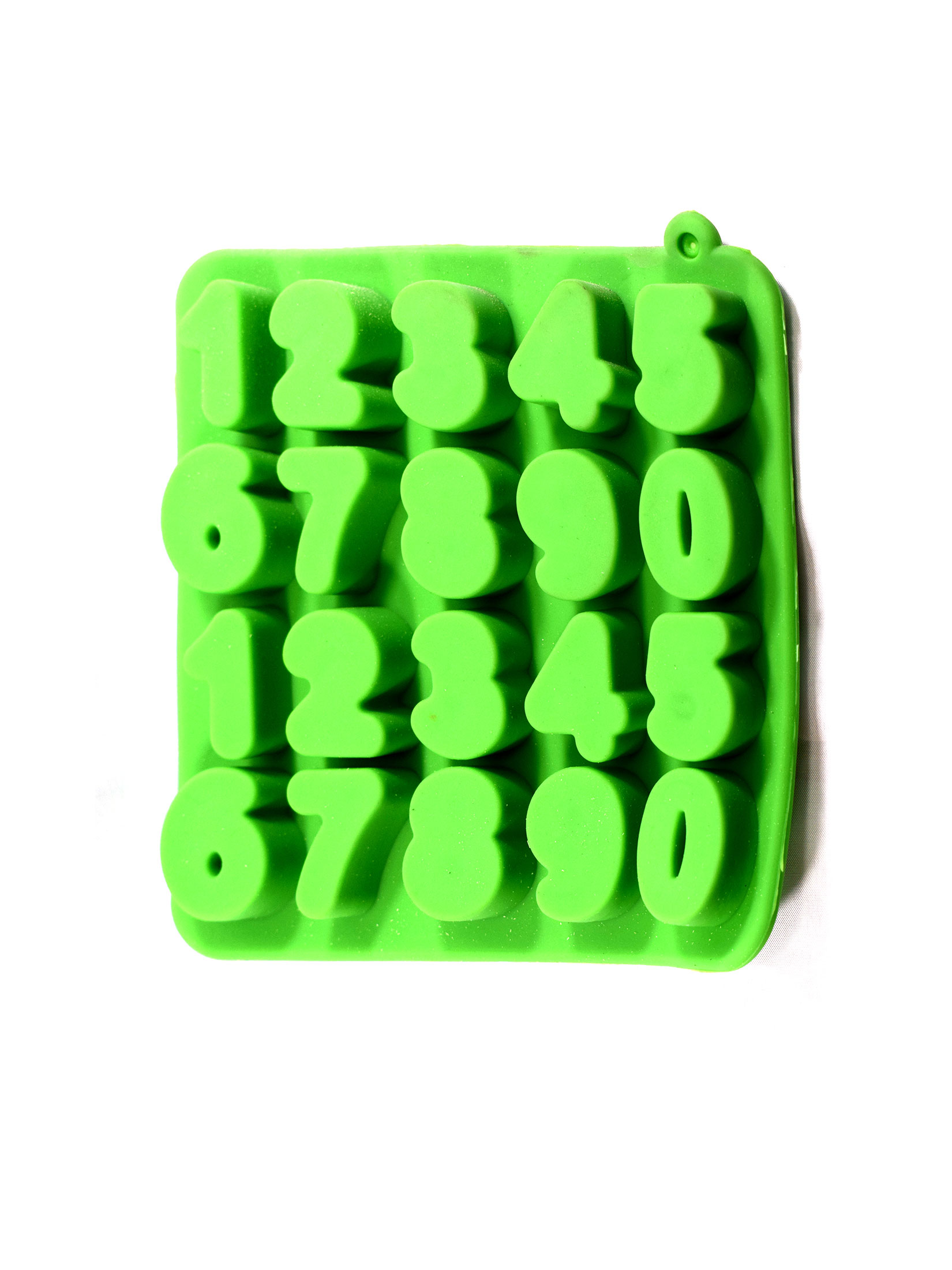 MOLDE DE SILICONA PARA CHOCOLATE DISEÑO NUMEROS