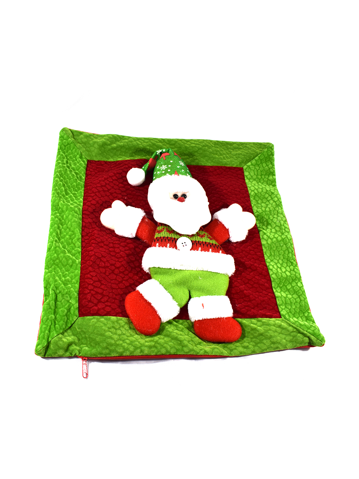 FORRO DE ALMOHADA DECORATIVO PAPÁ NOEL