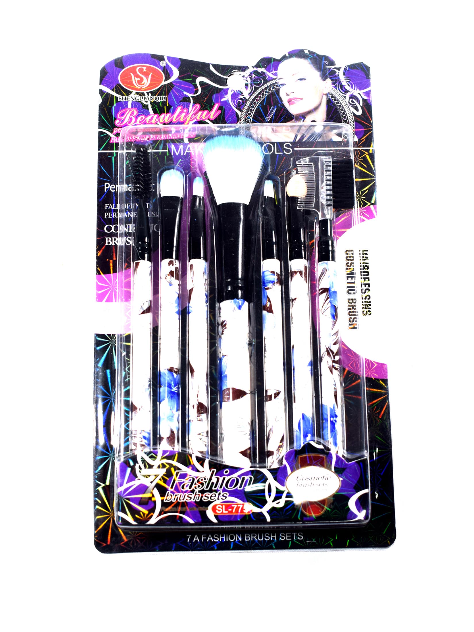 SET DE BROCHAS PARA MAQUILLAJE X 7